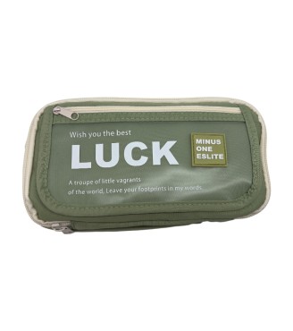 New Red Bean Paste Green Large-Capacity Pencil Case