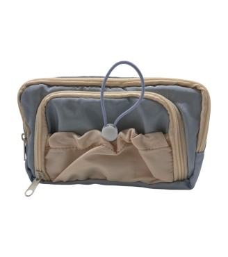 Blue Pencil Case With Large Capacity And Simple Appearance