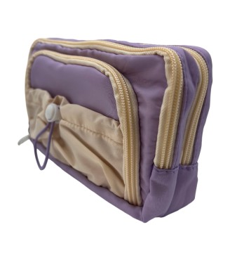 Purple Pencil Case With Large Capacity And Simple Appearance Purple Pencil Case With Large Capacity And Simple Appearance