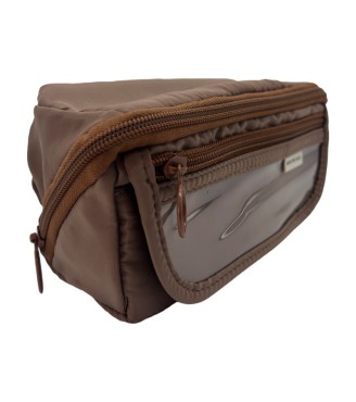 New Style Coffee Color High-End Pencil Case New Style Coffee Color High-End Pencil Case