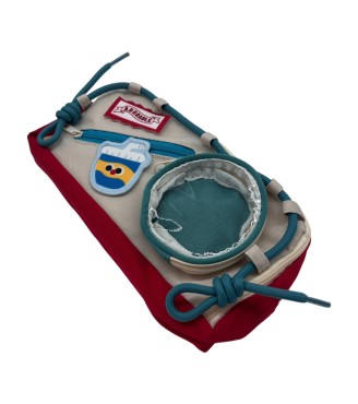 Contrast Color Drawstring - Milk Bear *Doll Not Included