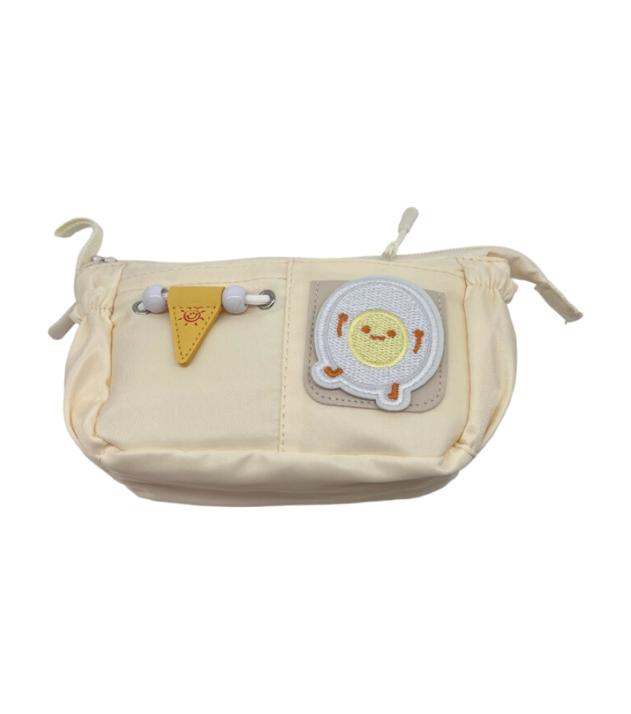Kitchen Bread Pencil Case-Poached Egg/Bread/Cheese