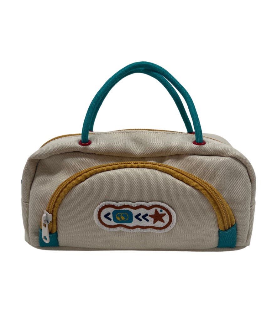 732 Hand Pencil Bag-Beige