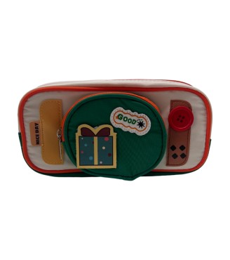 730 Button Pencil Case-Green